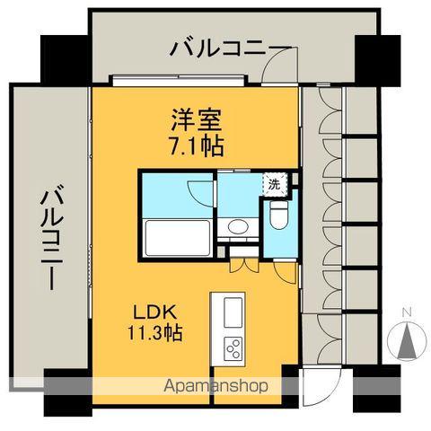 アーデン泉プレミア(1LDK/10階)の間取り写真