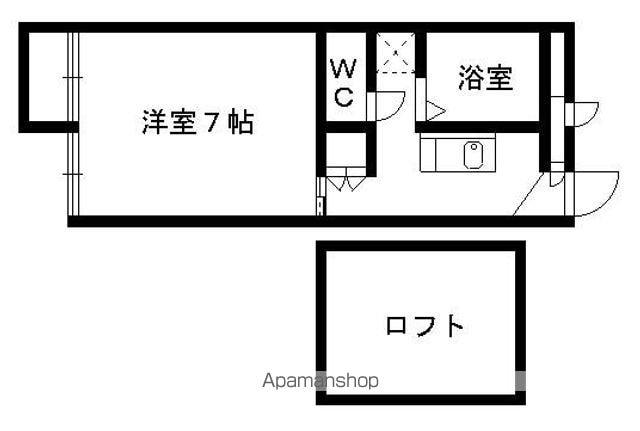 レオパレスSOLEADO(1K/1階)の間取り写真