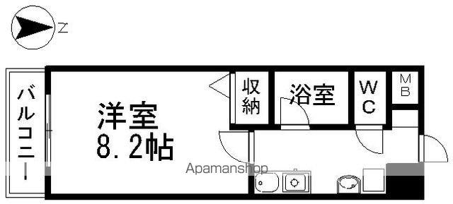 グレイス大曽根(1K/10階)の間取り写真