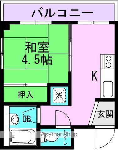 ネクステージ塚口本町(1K/2階)の間取り写真
