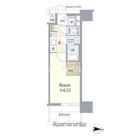 エスリード大曽根アヴェール(1K/15階)の間取り写真