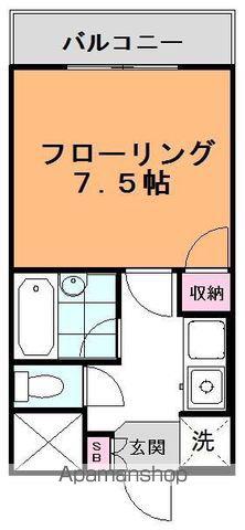 HREビル(1K/7階)の間取り写真