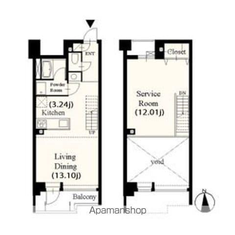 PRECIOUS SITE(1SLDK/3階)の間取り写真