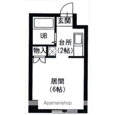藤井ビル北14条(1K/2階)の間取り写真
