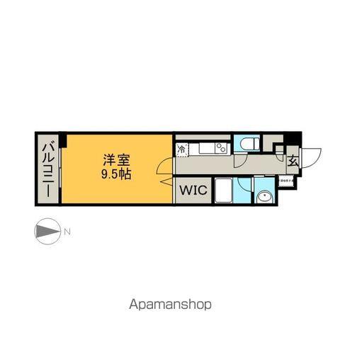 パティオ・エスペランサ(1K/3階)の間取り写真