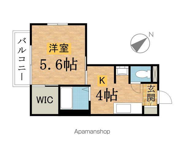 ジュピター片倉壱番館(1K/2階)の間取り写真