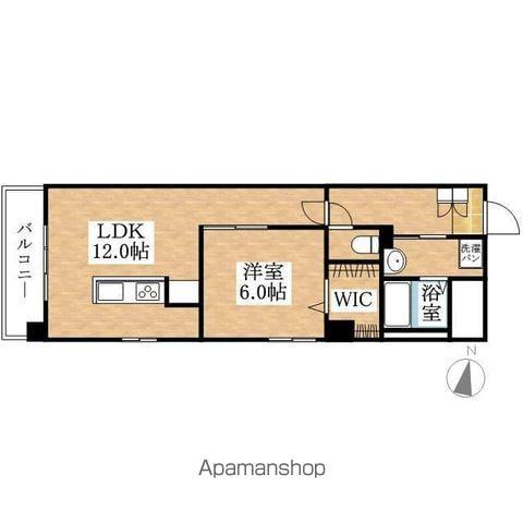 アケイシャ(1LDK/2階)の間取り写真
