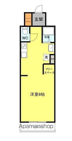 HALELEA ROCCA南館(1K/7階)の間取り写真