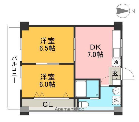 10POINTS(2DK/1階)の間取り写真