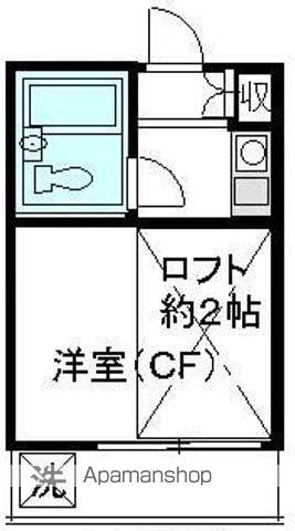 ライフピアサンセット(1K/2階)の間取り写真