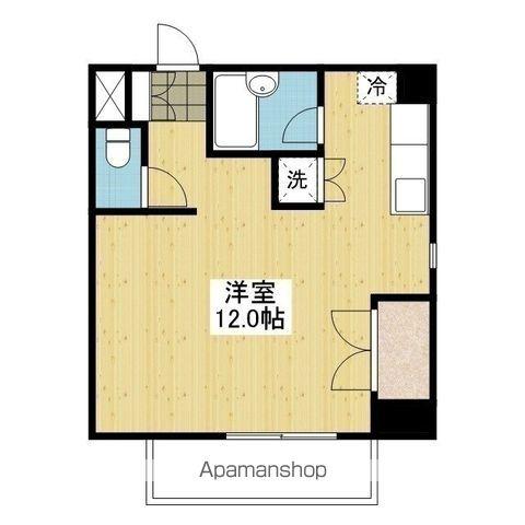 シャルマンコーポ湊町(ワンルーム/3階)の間取り写真