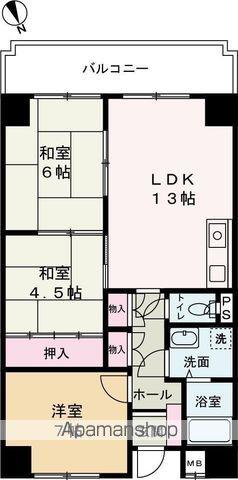 アルコ・ラ・カーサ佃町Ⅱ(3LDK/7階)の間取り写真