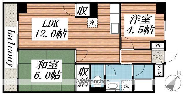 山口マンション 5階階 間取り