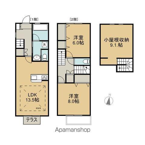 ラ・エスペランサ(2SLDK/1階)の間取り写真