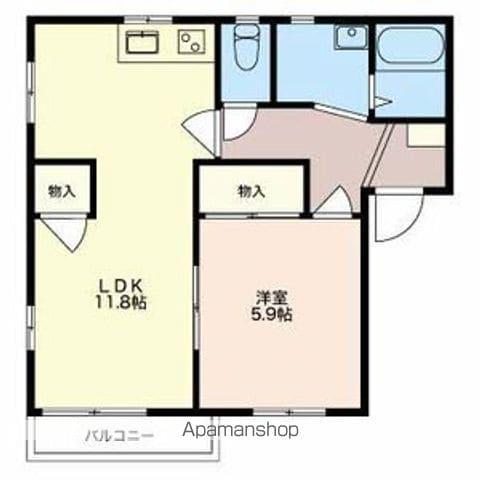 ドミールのぞみ(1LDK/2階)の間取り写真