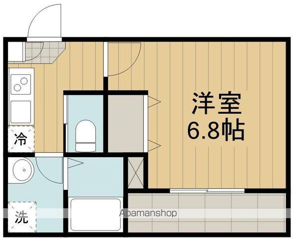 MELDIA青梅(1K/2階)の間取り写真