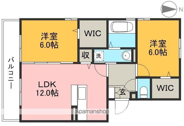 ドミールK(2LDK/3階)の間取り写真