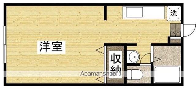 エステート西市(ワンルーム/1階)の間取り写真