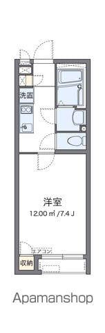 クレイノFREESIA(1K/1階)の間取り写真
