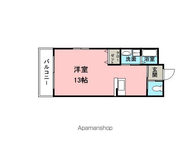 プレミール10番館(ワンルーム/1階)の間取り写真