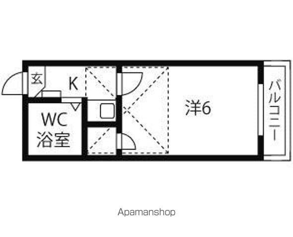 レオパレス港南中央 2階階 間取り