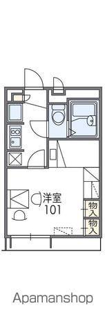 レオパレス雅(1K/2階)の間取り写真