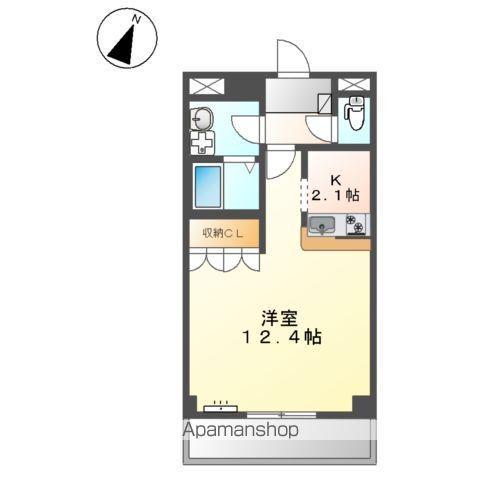 メゾン・ド・万葉(1K/3階)の間取り写真