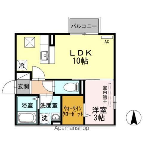 メゾンドトゥルース(1LDK/1階)の間取り写真