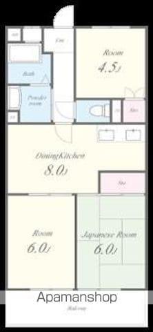 春日グリーンハイツ(3DK/2階)の間取り写真