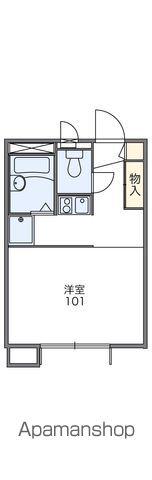 レオパレスTRIPLET(1K/1階)の間取り写真