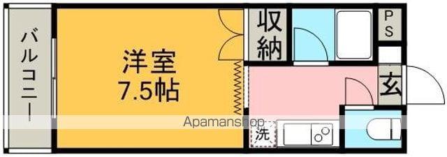 第3馬橋マンション(1K/3階)の間取り写真