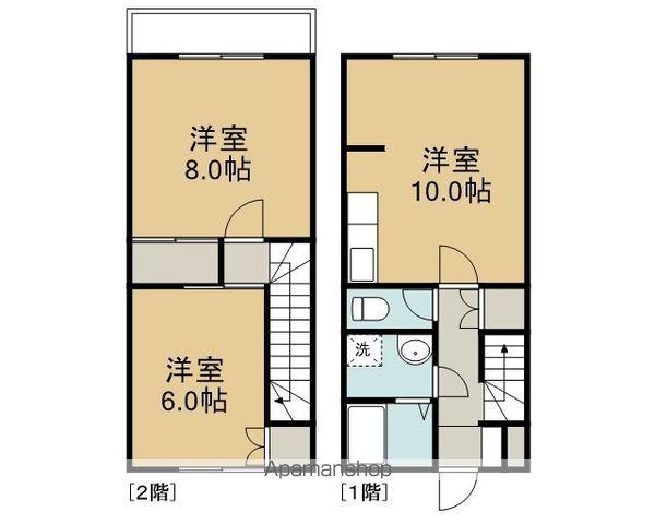 ファミールATOZ(2LDK/1階)の間取り写真