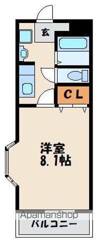 エクセレントセンチュリーⅡ(1K/2階)の間取り写真