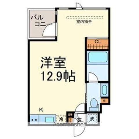 COZY徳川園(ワンルーム/4階)の間取り写真