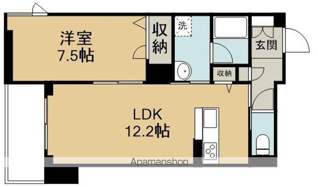 グランルージュ(1LDK/3階)の間取り写真