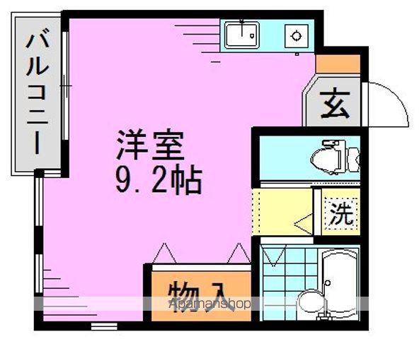 高円寺栄マンション(ワンルーム/1階)の間取り写真