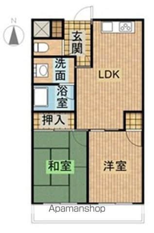 サンマルコ(2LDK/3階)の間取り写真