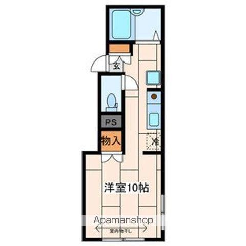 ピュアコート(ワンルーム/3階)の間取り写真