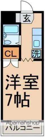 ジュネス井上(1K/1階)の間取り写真