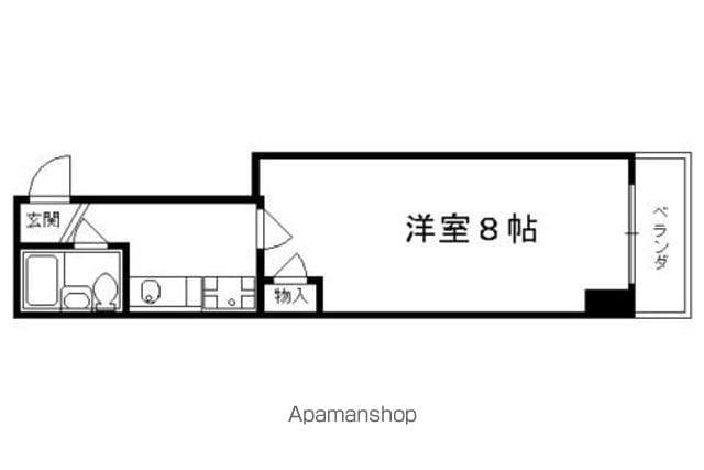 近畿シティハウス(1K/5階)の間取り写真
