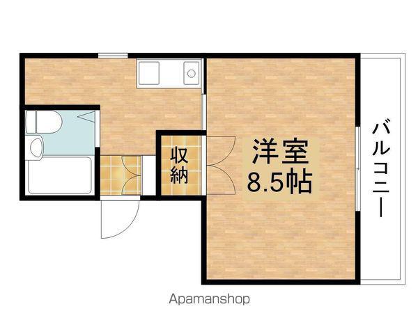 コマザワビル(1K/4階)の間取り写真
