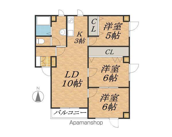 フロンテーラ(3LDK/2階)の間取り写真