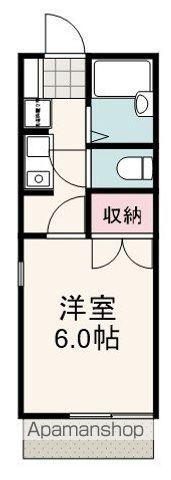 ジュネス草薙(1K/1階)の間取り写真