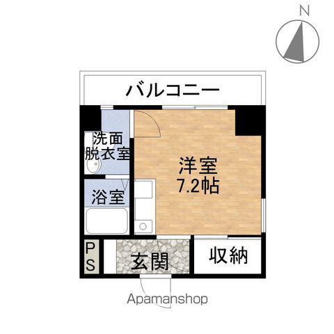 サンアベニュー森田(ワンルーム/2階)の間取り写真