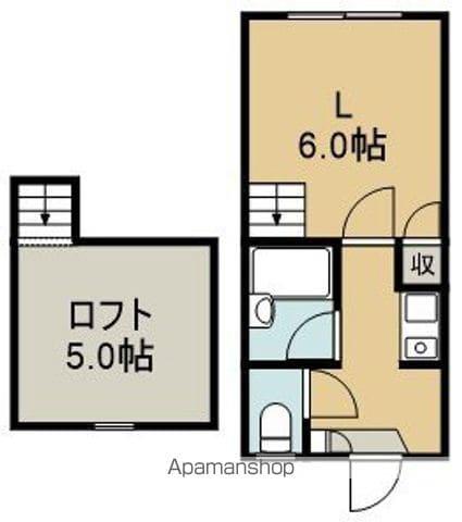 セブンスコート美原(1K/2階)の間取り写真