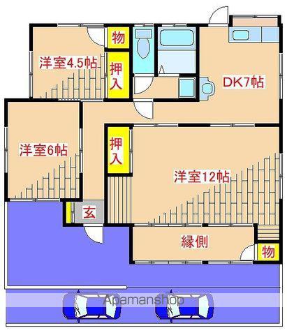 日豊本線 帖佐駅 徒歩17分 1階建 築50年(3DK)の間取り写真