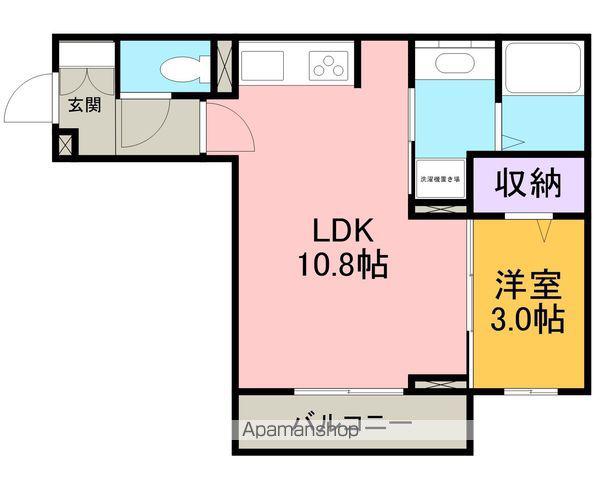 サンイーストⅠ(1LDK/2階)の間取り写真