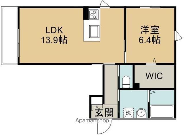 グラン・メゾン(1LDK/3階)の間取り写真