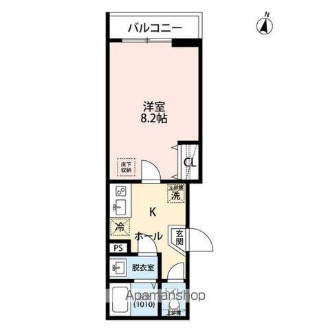 エクセラン柴崎町(1K/1階)の間取り写真