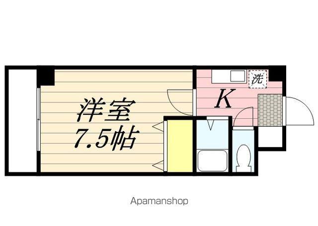 セゾン・ド・ヴィラ平尾(1K/8階)の間取り写真